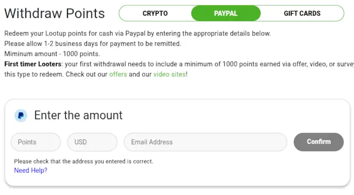 lootup rewards