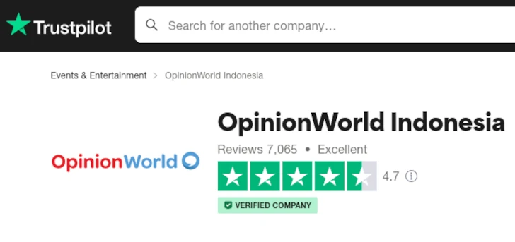 opinionworld trustpilot