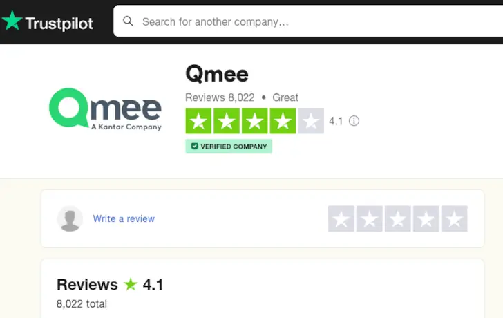 qmee trustpilot