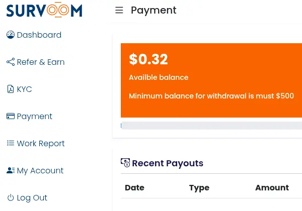 survoom payment