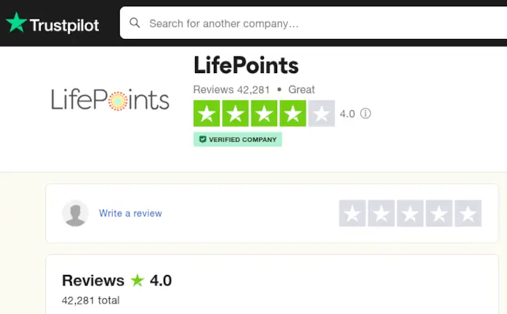 lifepoints trustpilot